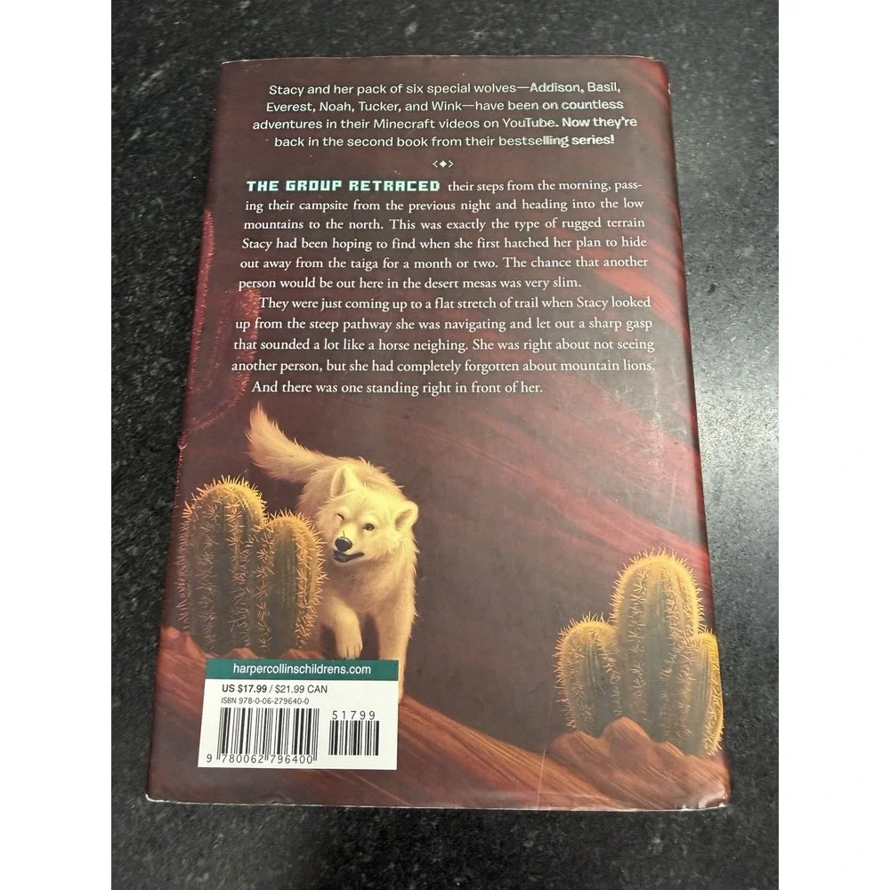 Wild Rescuers Complete Hardcover Set 1-4 Stacy Plays Minecraft‎ Adventure Books